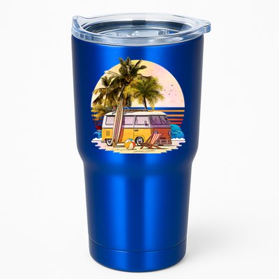 Retro Beach Hippie Van Tumbler