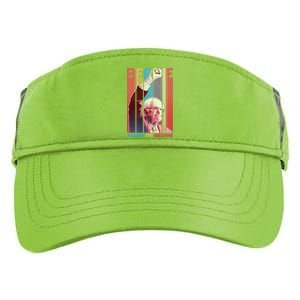 Retro Bernie Sanders Against The Machine Adult Drive Performance Visor