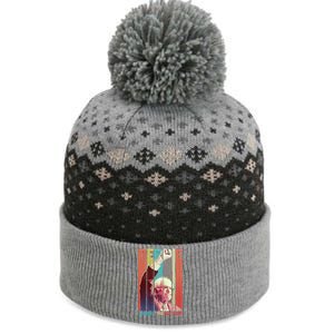 Retro Bernie Sanders Against The Machine The Baniff Cuffed Pom Beanie