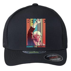 Retro Bernie Sanders Against The Machine Flexfit Unipanel Trucker Cap