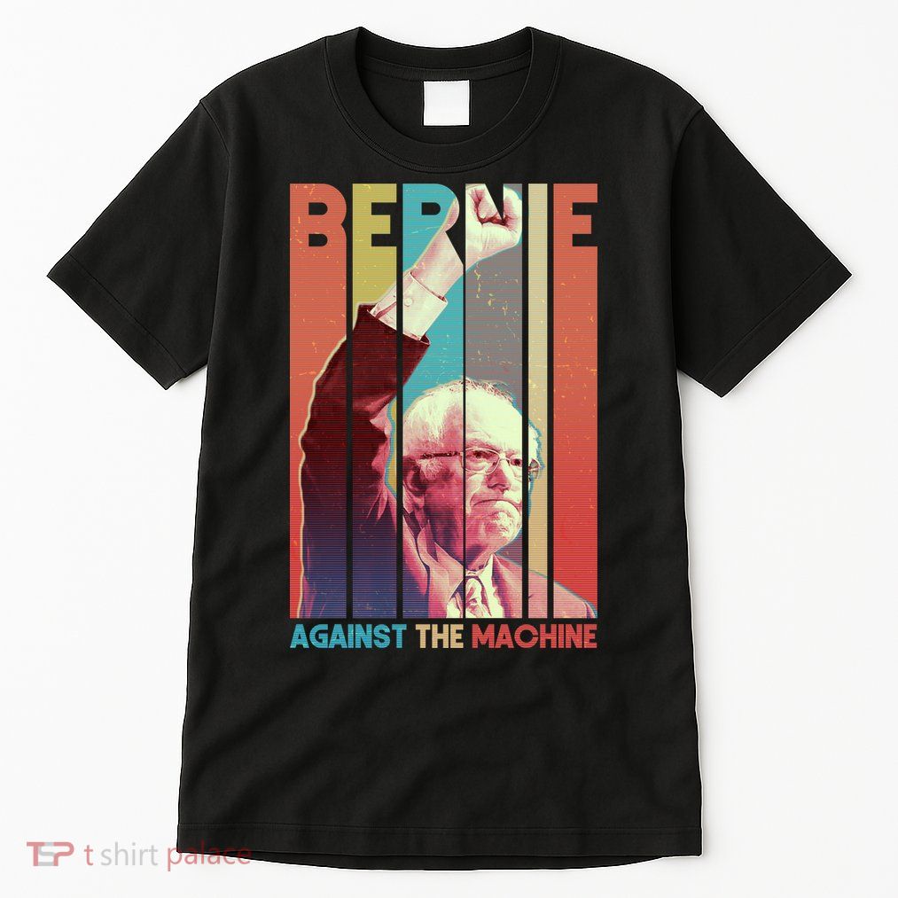 Retro Bernie Sanders Against The Machine Tall T-Shirt