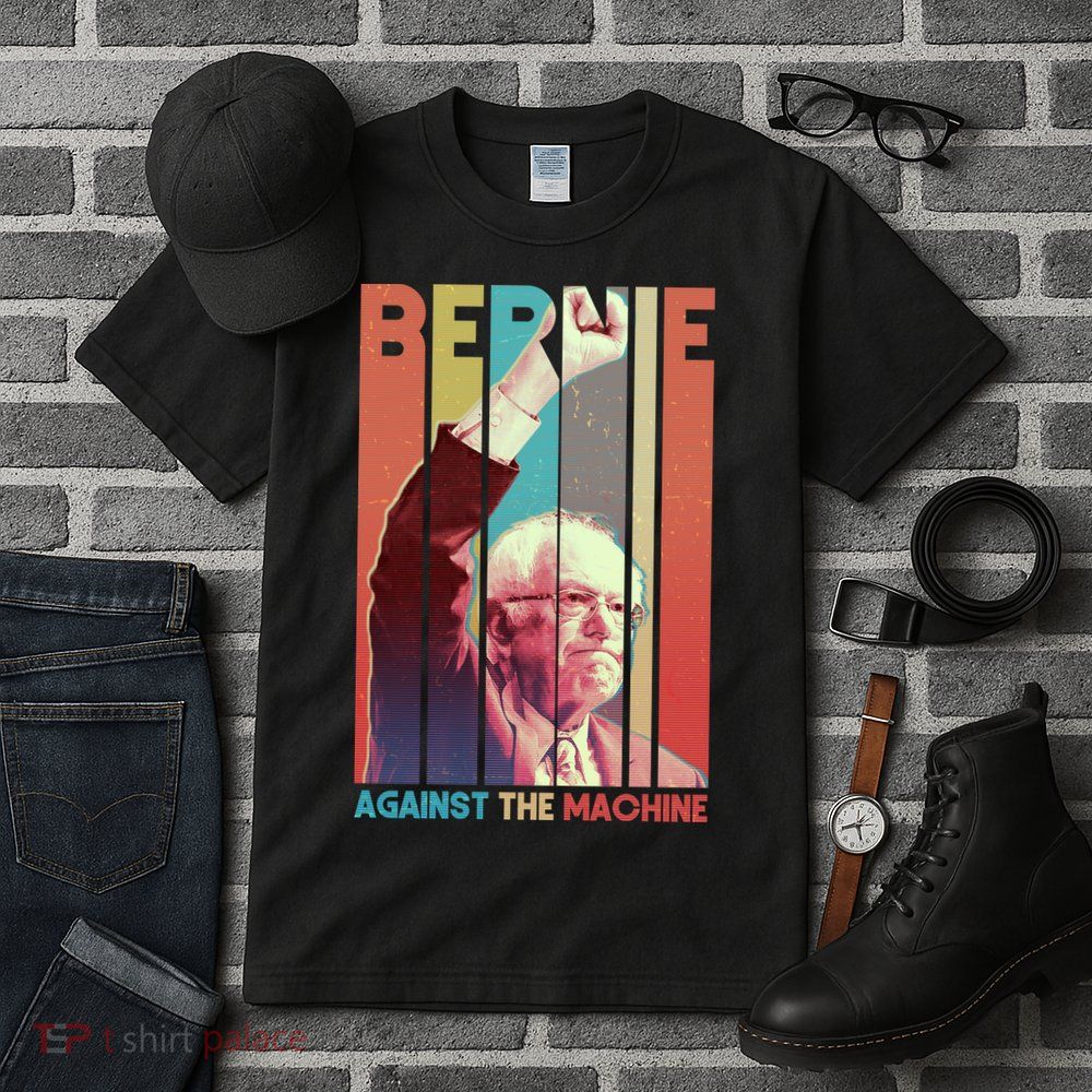 Retro Bernie Sanders Against The Machine Tall T-Shirt