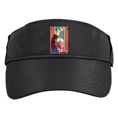 Retro Bernie Sanders Against The Machine Adult Drive Performance Visor