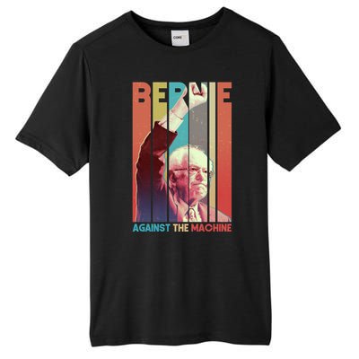 Retro Bernie Sanders Against The Machine Tall Fusion ChromaSoft Performance T-Shirt