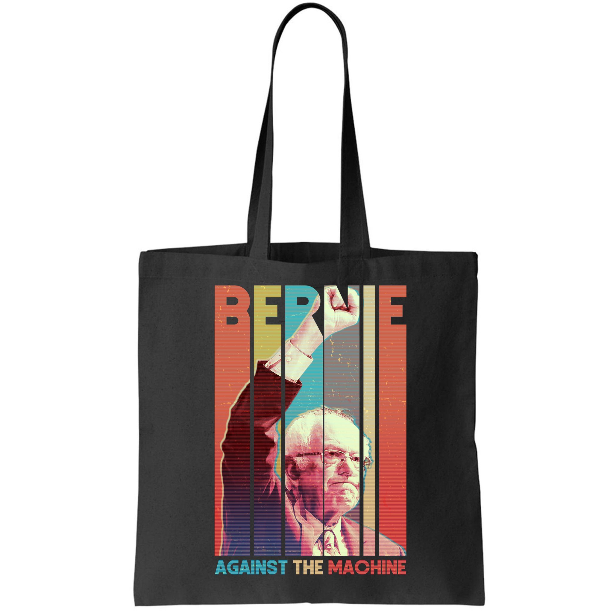 Retro Bernie Sanders Against The Machine Bag