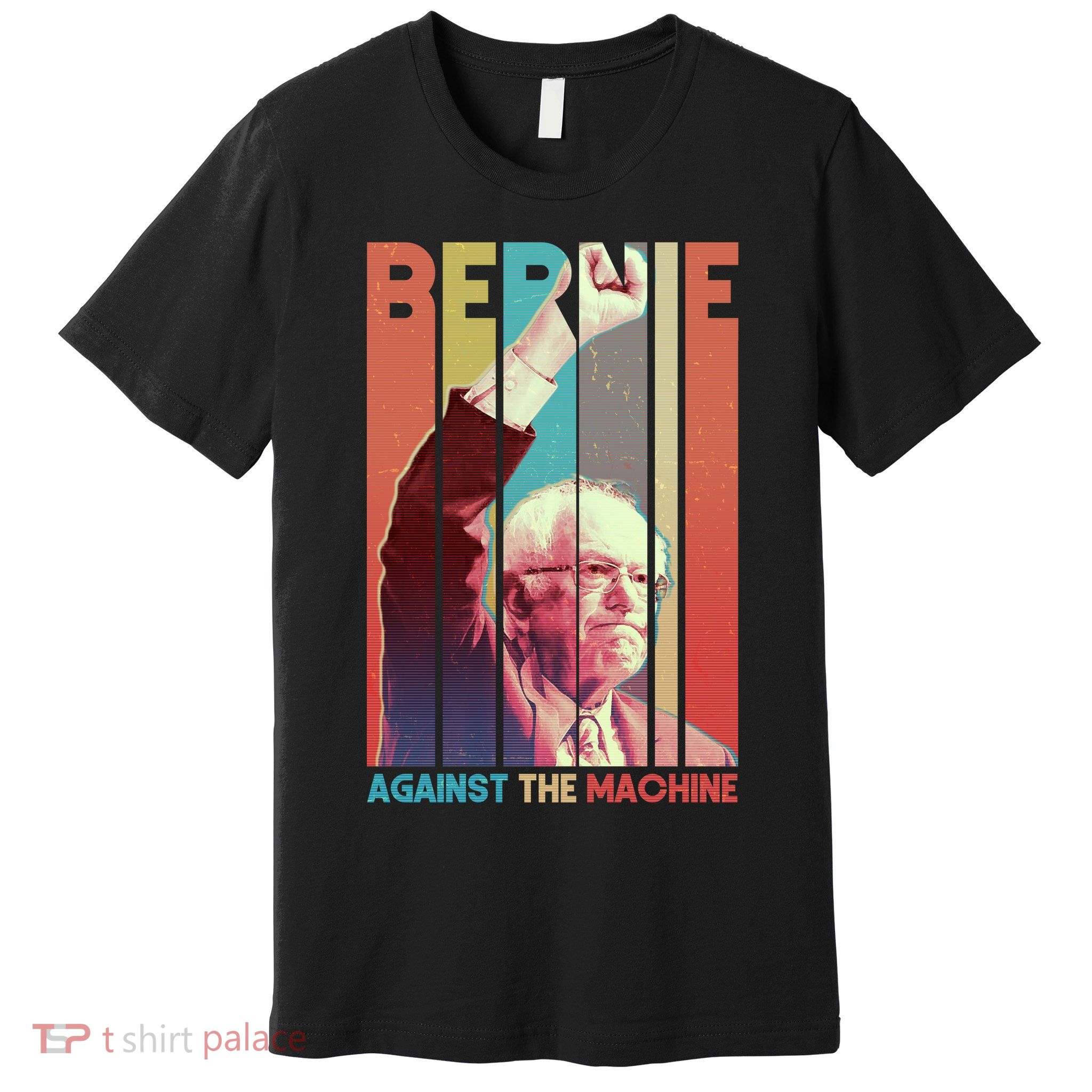 Retro Bernie Sanders Against The Machine Premium T-Shirt