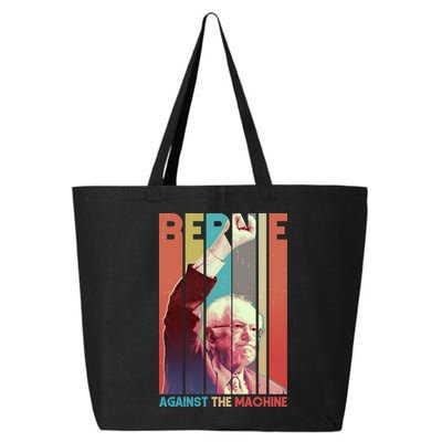 Retro Bernie Sanders Against The Machine 25L Jumbo Tote