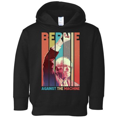Retro Bernie Sanders Against The Machine Toddler Hoodie