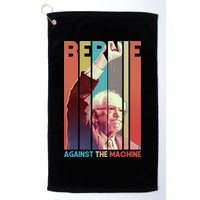 Retro Bernie Sanders Against The Machine Golf Towel