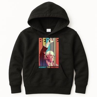Retro Bernie Sanders Against The Machine Kids Hoodie