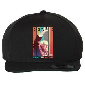 Retro Bernie Sanders Against The Machine Wool Snapback Cap