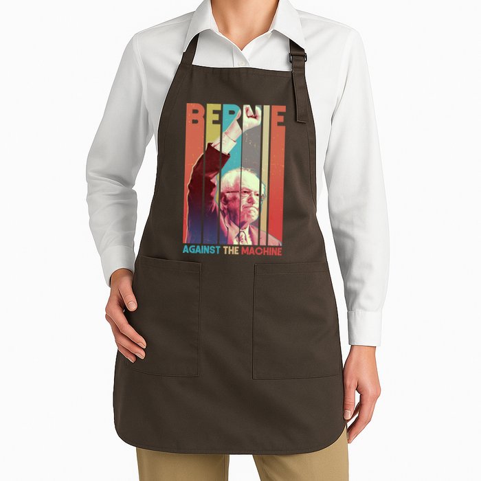 Retro Bernie Sanders Against The Machine Apron