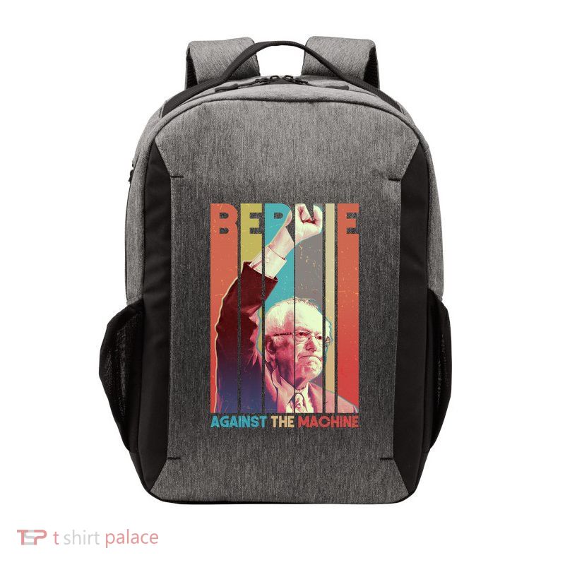 Retro Bernie Sanders Against The Machine Vector Backpack