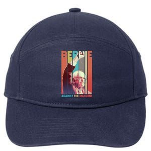 Retro Bernie Sanders Against The Machine 7-Panel Snapback Hat