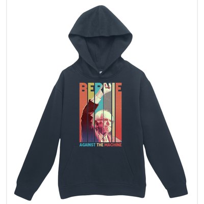 Retro Bernie Sanders Against The Machine Urban Pullover Hoodie