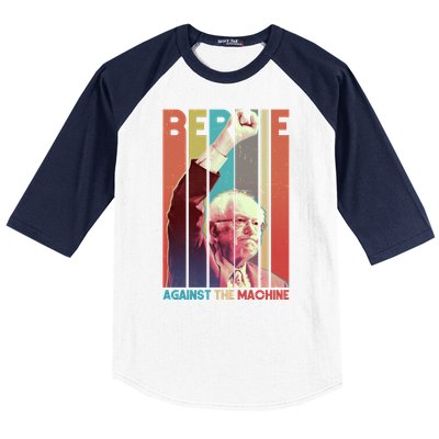 Retro Bernie Sanders Against The Machine Baseball Sleeve Shirt