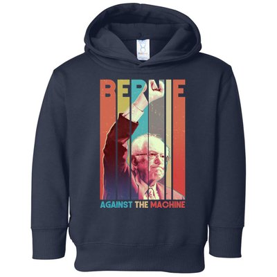 Retro Bernie Sanders Against The Machine Toddler Hoodie