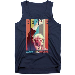 Retro Bernie Sanders Against The Machine Tank Top