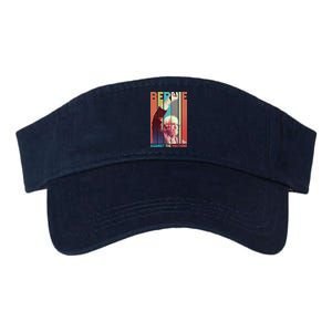 Retro Bernie Sanders Against The Machine Valucap Bio-Washed Visor