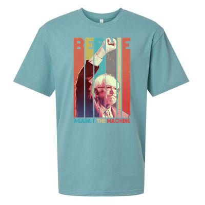 Retro Bernie Sanders Against The Machine Sueded Cloud Jersey T-Shirt