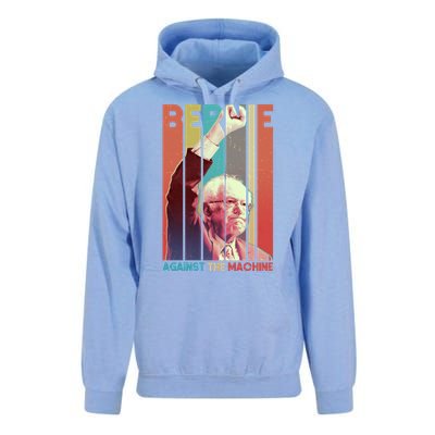 Retro Bernie Sanders Against The Machine Unisex Surf Hoodie