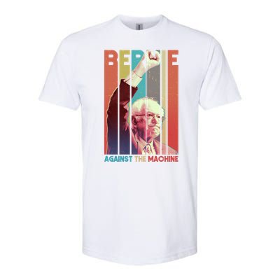 Retro Bernie Sanders Against The Machine Softstyle CVC T-Shirt