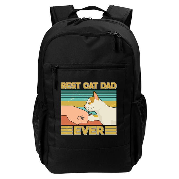 Retro Best Cat Dad Ever Backpack
