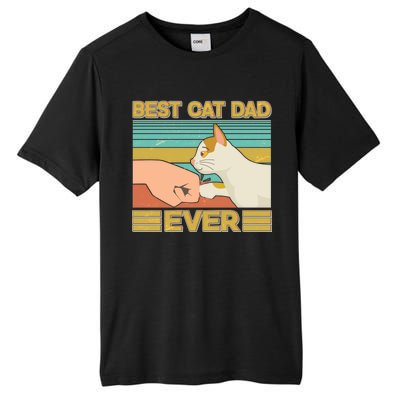 Retro Best Cat Dad Ever Tall Fusion ChromaSoft Performance T-Shirt