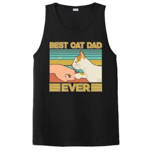 Retro Best Cat Dad Ever PosiCharge Competitor Tank