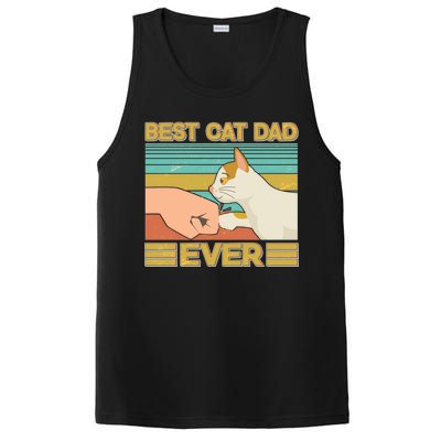 Retro Best Cat Dad Ever PosiCharge Competitor Tank