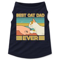 Retro Best Cat Dad Ever Doggie Tank