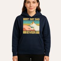 Retro Best Cat Dad Ever Hoodie