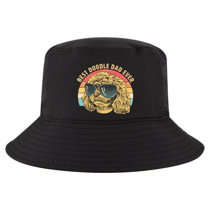 Retro Best Doodle Dad Ever Cool Comfort Performance Bucket Hat