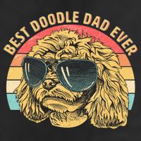 Retro Best Doodle Dad Ever Cool Comfort Performance Bucket Hat