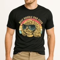 Retro Best Doodle Dad Ever Cooling Performance Crew T-Shirt