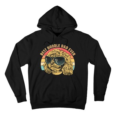 Retro Best Doodle Dad Ever Hoodie