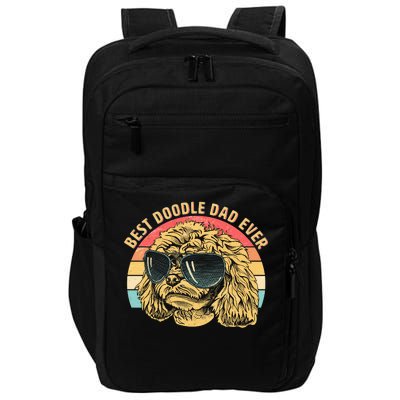 Retro Best Doodle Dad Ever Impact Tech Backpack