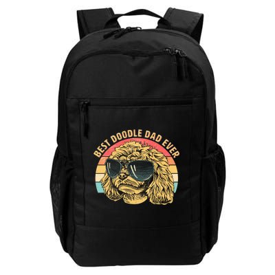 Retro Best Doodle Dad Ever Daily Commute Backpack