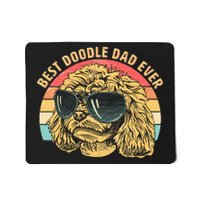 Retro Best Doodle Dad Ever Mousepad