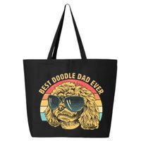 Retro Best Doodle Dad Ever 25L Jumbo Tote