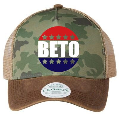 Retro Beto For Texas Senate Election Legacy Tie Dye Trucker Hat