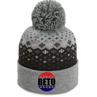 Retro Beto For Texas Senate Election The Baniff Cuffed Pom Beanie