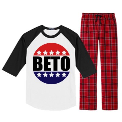 Retro Beto For Texas Senate Election Raglan Sleeve Pajama Set