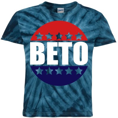 Retro Beto For Texas Senate Election Kids Tie-Dye T-Shirt