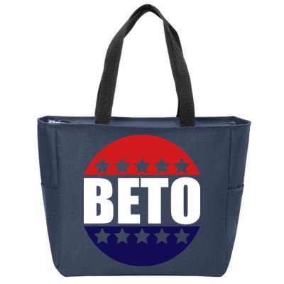 Retro Beto For Texas Senate Election Zip Tote Bag