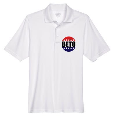 Retro Beto For Texas Senate Election Men's Origin Performance Piqué Polo