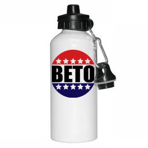 Retro Beto For Texas Senate Election Aluminum Water Bottle