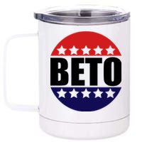 Retro Beto For Texas Senate Election 12 oz Stainless Steel Tumbler Cup