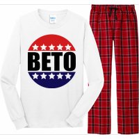 Retro Beto For Texas Senate Election Long Sleeve Pajama Set