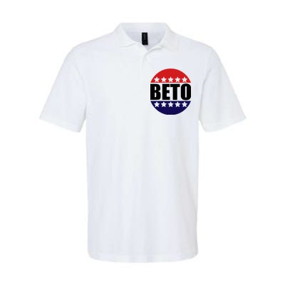 Retro Beto For Texas Senate Election Softstyle Adult Sport Polo